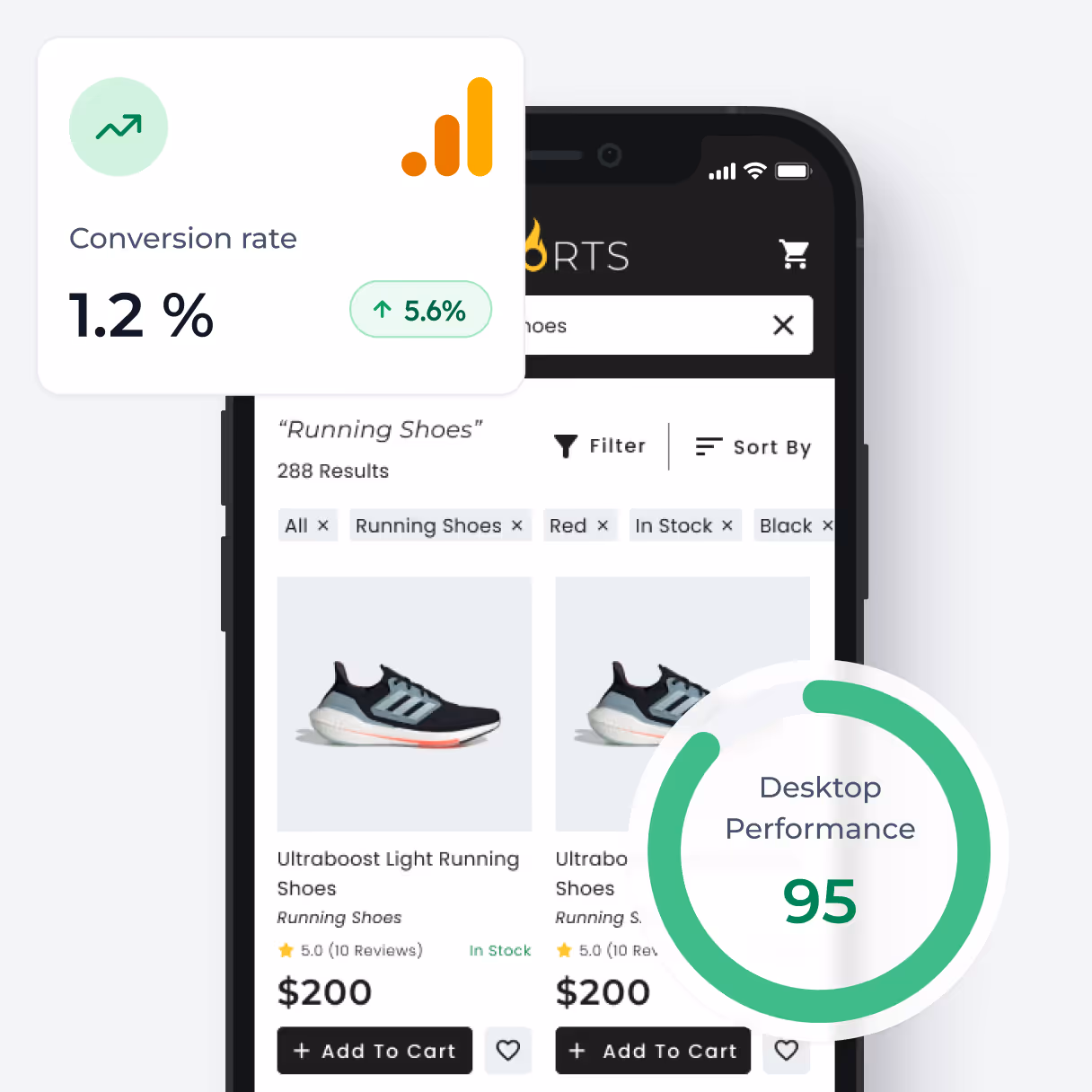 mockup webova analytika